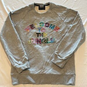 Markus Lupfer Welcome to the Jungle grey sweatshirt.